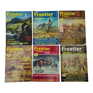 Frontier Times 6 Magazines May Sept Nov 1974 Jan Mar Nov 1975 Editions Western